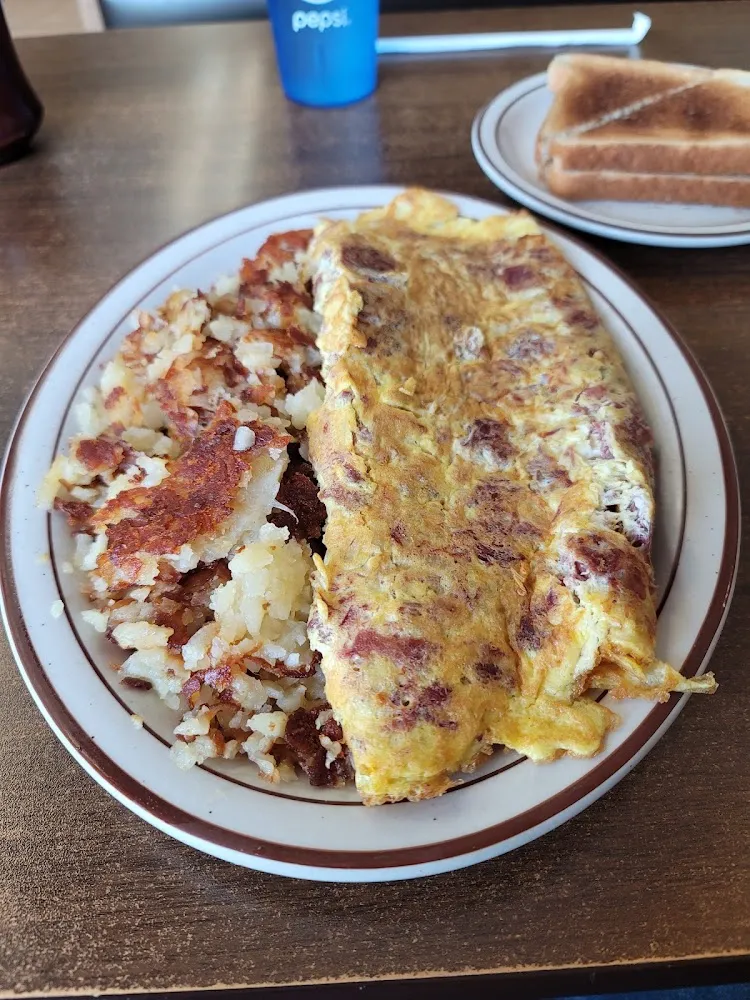 Corned Beef Hash Omelette