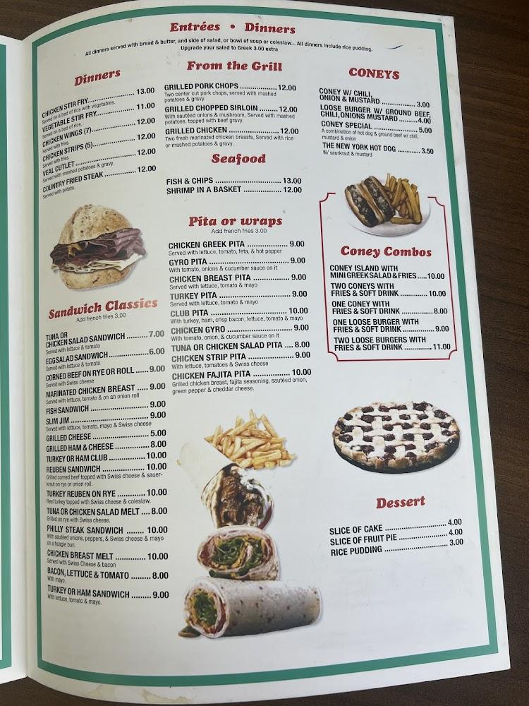My Place Restaurant Lunch and dinner